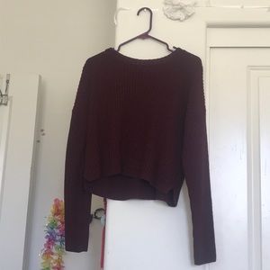 cropped sweater